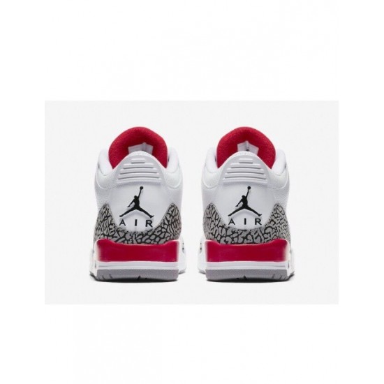 Air Jordan 3 Retro Hall Of Fame Blanco Cemento Rojo